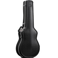 Torque ABS Acoustic Guitar OM/000 Case in Black Finish