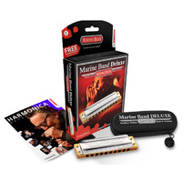 Hohner Marine Band Deluxe Harmonica in the Key of A