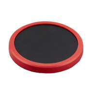 Peace 8" Rubber Practice Pad in Black/Red