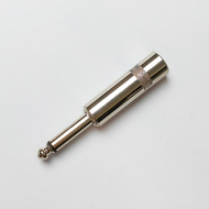 Leem 1/4" Metal Mono Straight Cable Jack Plug (Pk-1)