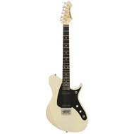 Aria J Series J-2 Electric Guitar in See-Thru Vintage White