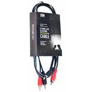 Leem 5ft Interconnect Cable (2 x RCA Jack Plugs - 2 x RCA Jack Plugs)