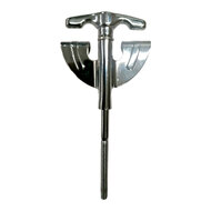 Peace Bass Drum Claw with T-Shaped Tension Rod in Chrome (Pk-1)