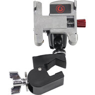 Gibraltar Dual Adjust All-Cast Metal Phone Holder with C-Clamp