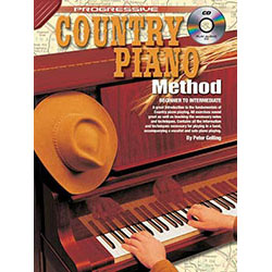 Progressive Country Piano Method Book/CD