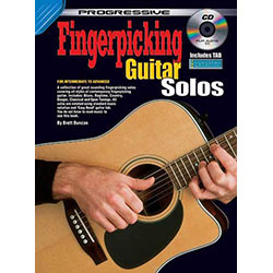 Progressive Fingerpicking Guitar Solos Book/CD