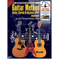 Progressive Guitar Method Notes, Chords & Rhythms Book/Online Video & Audio