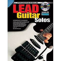 Progressive Lead Guitar Solos Book/CD