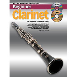 Progressive Beginner Clarinet Small Book/DVD