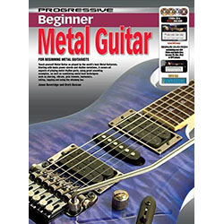 Progressive Beginner Metal Guitar Book/CD(2)/DVD(2)/DVD-Rom(2)