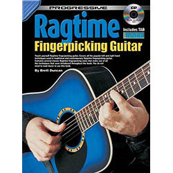 Progressive Ragtime Fingerpicking Guitar Book/CD