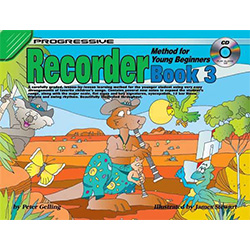 Progressive Recorder Book 3 for Young Beginners Book/CD