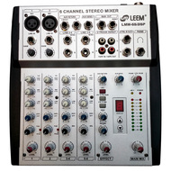 Leem LMM-6S/DSP Ultra-low noise 6-Channel Mic/Line Effect Mixer