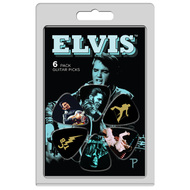 Perris 6-Pack Elvis Presley Variety Licensed Guitar Picks Pack