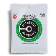 Martin Authentic Acoustic Marquis Silked 80/20 Bronze Light Guitar String Set (12-54)