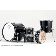 Dixon Cornerstone Maple 520 Series 5-Pce Drum Kit in Piano Black Gloss