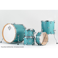 Dixon Cornerstone Maple 522 Series 5-Pce Drum Kit in Quetzel Blue Satin