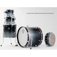 Dixon Fuse Maple 520 Series 5-Pce Drum Kit in Hyperspace Gloss