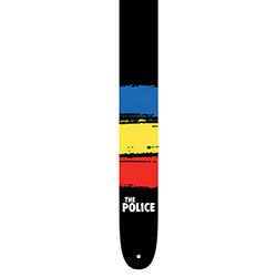 Perris 2.5" Leather Hi-Res "The Police" Licensed Guitar Strap