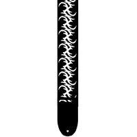 Perris 2" Polyester "Tattoo Johnny" Licensed Guitar Strap Barbed Wire design