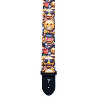 Perris 2.5" Polyester "Emoji Cool Guitar Design" Licensed Guitar Strap