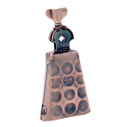 Toca Pro Line Hi-Rut Cowbell in Black Copper with Mount