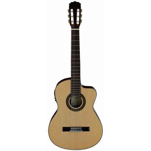 Aria AK30 Series AC/EL Classical/Nylon String Guitar with Cutaway