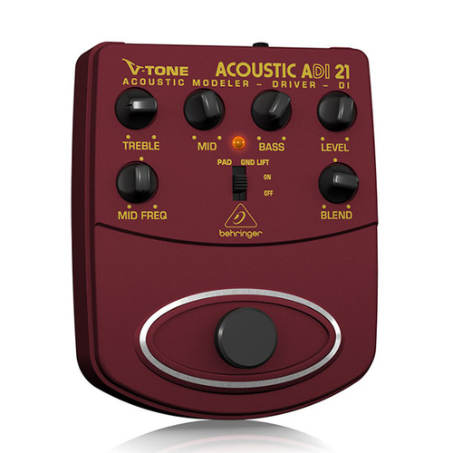 Behringer ADI21 V-Tone Acoustic Amp Modeler/Direct Recording Preamp & DI Box