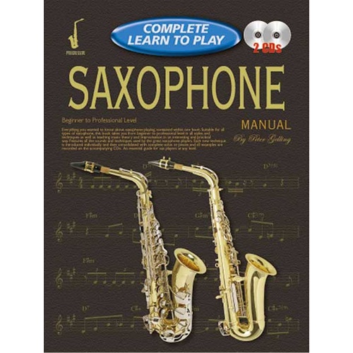 Progressive Complete Learn To Play Saxophone Book/CD(2)