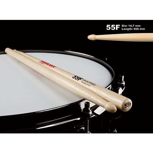 Wincent USA Hickory Standard Wood Tip 55F Drum Sticks