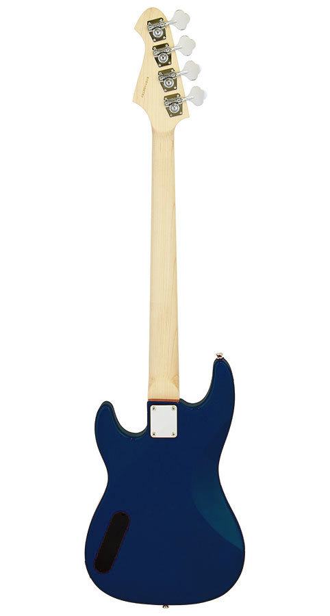 Aria STB-PJ Series Electric Bass Guitar in Metallic Blue
