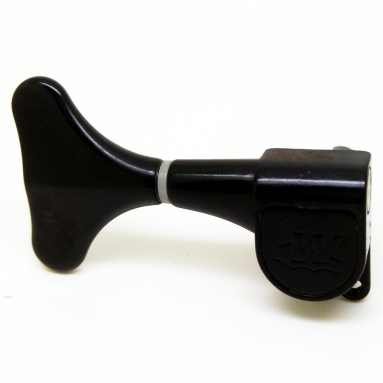 Wilkinson Electric Bass Guitar Sealed Tuning Machines in Black Finish (2+3)