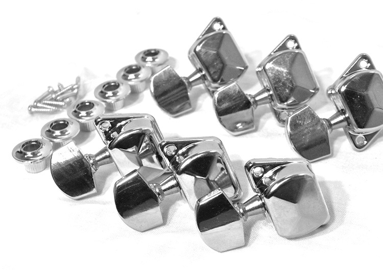 GT LA Series Acoustic/Electric Tuning Machines in Chrome Finish (3+3)