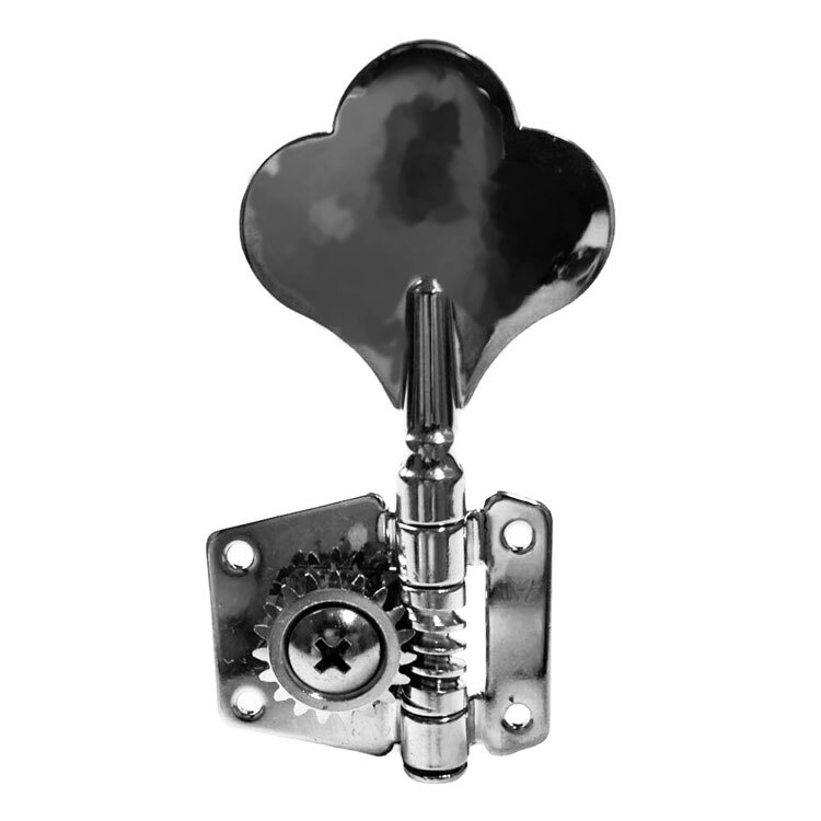 GT LeftHanded Bass Guitar Open Gear Tuning Machines in Chrome Finish