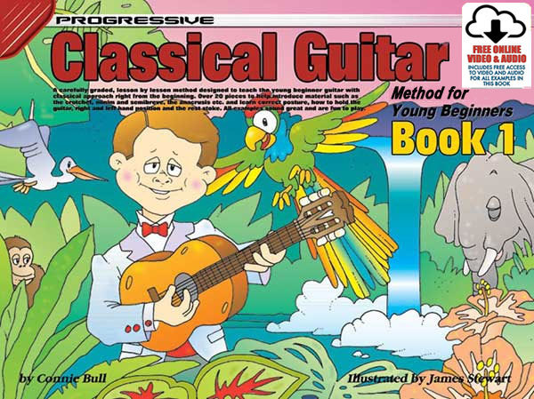 Progressive Classical Guitar Method 1 for Young Beginners Book/Online ...