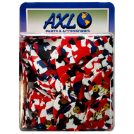 AXL Products Premium Celluloid Heavy Guitar Picks in Confetti (Pk-144)