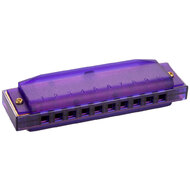 Hohner Kids Clearly Colourful Translucent Harmonica in Purple
