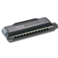 Hohner CX12 Chromatic Harmonica Black in the Key of A