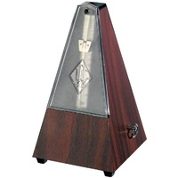 Wittner 810 Series Metronome with Bell in Mahogany Grain Finish