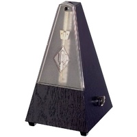 Wittner 810 Series Metronome with Bell in Black Grain Finish