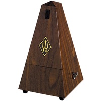 Wittner 855 Series Metronome with Bell in Walnut Grain Finish