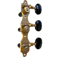 Gotoh 35ARB510-QC Classical Guitar Tuning Machines on Decorative Plate in Matt Gold Finish (3+3)
