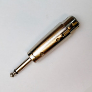 Leem Cable Adaptor (XLR Female - 1/4" Straight TS) Pk-1