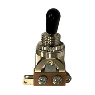 Gotoh 3-Way Toggle Switch with Black Knob for LP-Style Guitars (Pk-1)