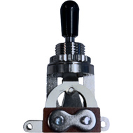 Gotoh 3-Way Toggle Switch with Black Knob for 335-Style Guitars (Pk-1)