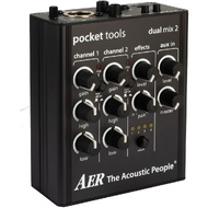 AER "Dual Mix 2" Pocket Tool Two Channel Line/Mic Preamp with Effects
