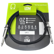 Leem 3ft Deluxe FX Pedal Patch Cable (1/4" Straight Plug - 1/4" Straight Plug)