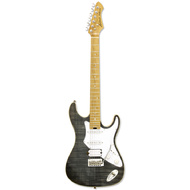 Aria 714-MK2 Fullerton Series Electric Guitar in Black Diamond