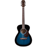 Aria ADF-01 Series Folk-Body Acoustic Guitar in Blue Shade Gloss Finish