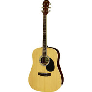 Aria AWN-15 Prodigy Series Acoustic Dreadnought Guitar in Natural Gloss